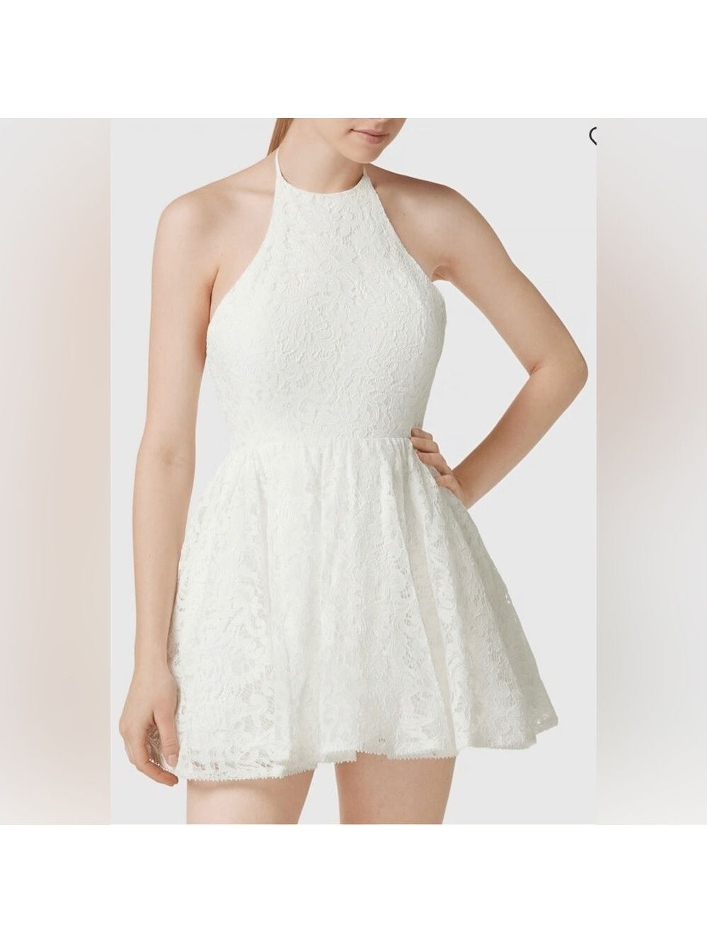 Bardot Lace‎ Mini Halter Dress - size 8 - NWT - absolutely darling